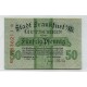 ALEMANIA 1917 BILLETE ESTADO DE FRANKFURT SIN CIRCULAR, UNC